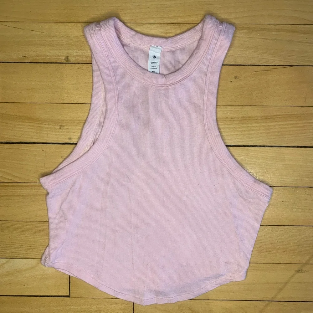 Lululemon Cropped Racerback Tank Top - Picture 6 of 7
